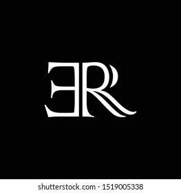 ER letter design and logos