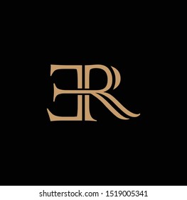 ER letter design and logos