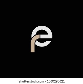 ER or RE letter designs for logo and icons