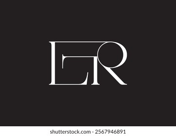 ER letter designs for logo and icons
