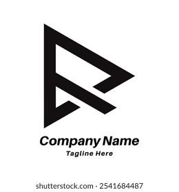 ER letter logo design icon