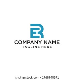 ER LETTER LOGO DESIGN VECTOR SYMBOL