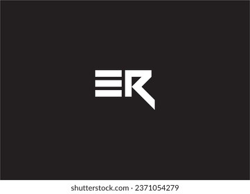 er letter logo and monogram design