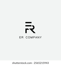 ER, RE Letter Logo Vector Template Abstract Monogram Symbol . Usable for Business sport, technology, fashion, digital And future creative logo
