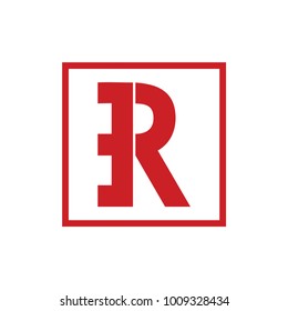 er letter vector logo