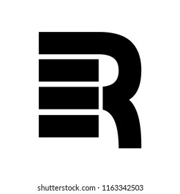 er letter vector logo. re letter vector logo