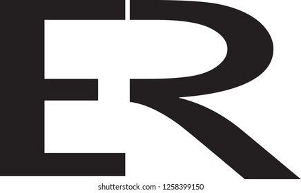 er letter vector logo