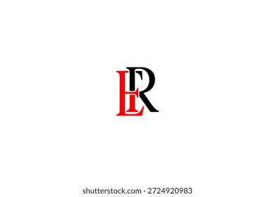 Design de logotipo ER com estilo moderno abstrato, identidade de marca versátil para uso corporativo e criativo