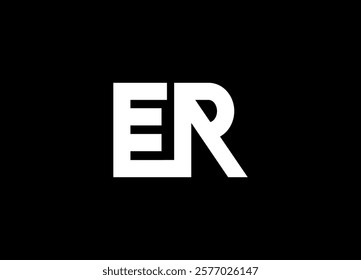 ER Logo Design Creative and Modern Logo Design
