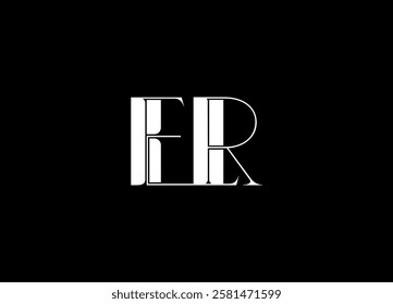 ER Logo Design Creative and Modern Logo Design