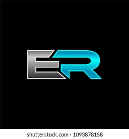 ER Logo Design Template. Letter Logo Vector eps.10