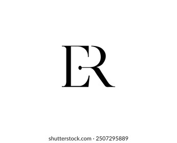 ER logo Design vector Art