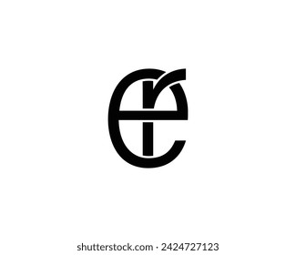 ER RE Logo design vector template