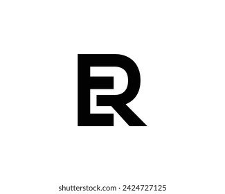 ER RE Logo design vector template