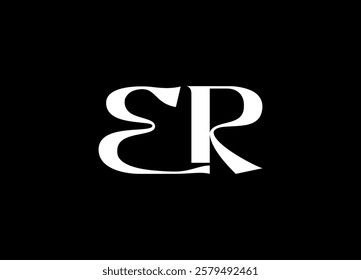 ER logo desing and monogram logo
