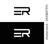  ER logo. E R design. White ER letter. ER, E R letter logo design. Initial letter ER linked circle uppercase monogram logo. E R letter logo vector design.  Most Recent, Featured,