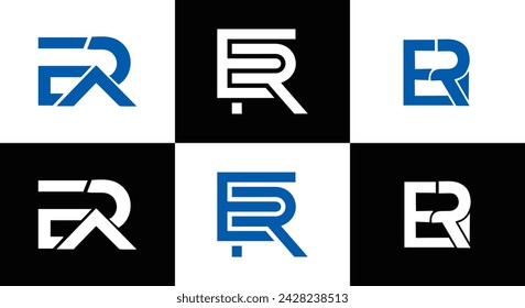 ER logo. E R design. White ER letter. ER, E R letter logo design. Initial letter ER linked circle uppercase monogram logo. E R letter logo vector design. Most Recent, Featured,