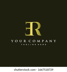 el logo de ER es lujoso y elegante