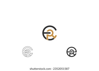 RE or ER logo and icon design