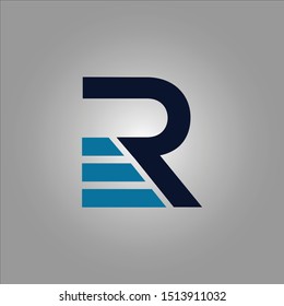 RE or ER logo and icon designs