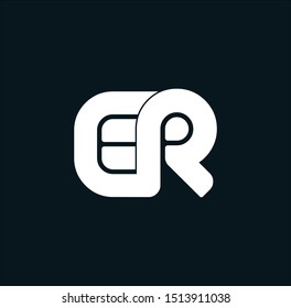RE or ER logo and icon designs