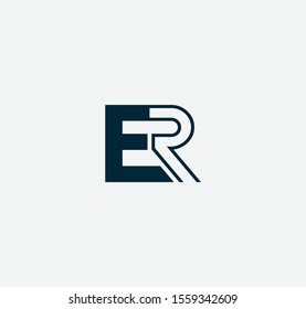 ER or RE logo and icon designs