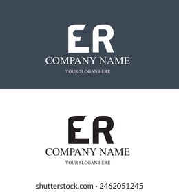 ER logo initial letter luxury royal logo. template symbol. modern golden luxury logo. abstract monogram vector letter mark brand fashion. icon  business monogram boutique font Clothing minimalist.