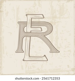 ER, RE ,  logo ER, Letter ER, Monogram ER, vector, logo, Wedding Monogram Initials, Wedding Logo,Wedding Monogram, Logo Design , Monogram Vintage