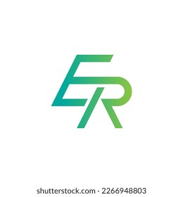 ER Logo, ER Monogram, Initials ER Logo, Letter ER Logo Design