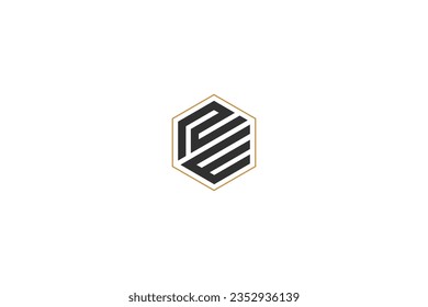 ER, RE, Abstract initial monogram letter alphabet logo design