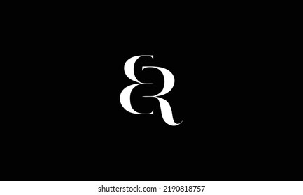  ER, RE, Abstract Letters Logo Monogram 