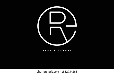 ER ,RE ,E ,R  Abstract Letters Logo Monogram