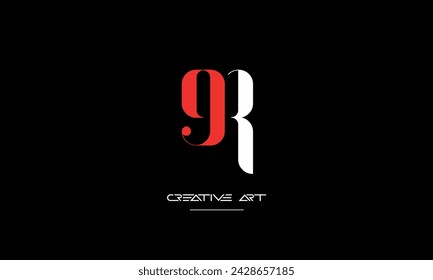 ER, RE, E, R abstract letters logo monogram