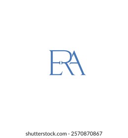 era logo type simple blue color.