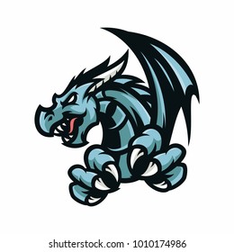 eragon - vector logo/icon illustration mascot