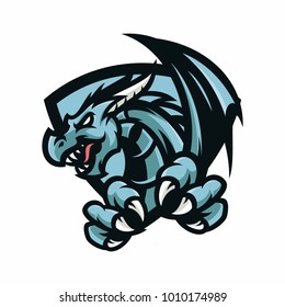 eragon - vector logo/icon illustration mascot