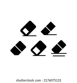 Erase Icon Set Vector Symbol Design Illustration