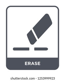 erase icon vector on white background, erase trendy filled icons from Geometry collection, erase simple element illustration