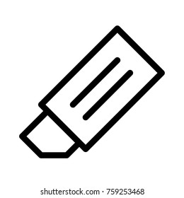  erase line icon