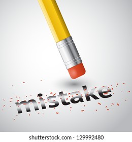 Erase mistake isolated