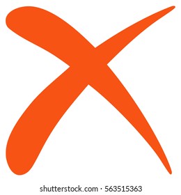 Erase vector icon. Style is flat graphic symbol.
