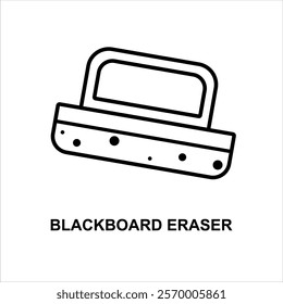 eraser or blackboard eraser icon vector