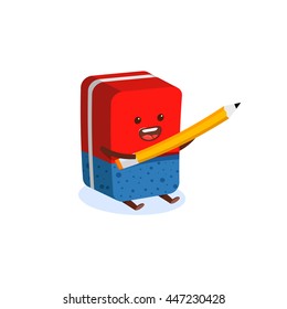 Eraser cartoon character