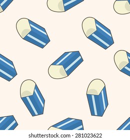 eraser , cartoon seamless pattern background