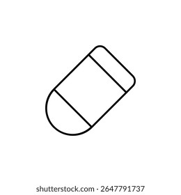 ícone borracha, excluir, remover, papel de carta