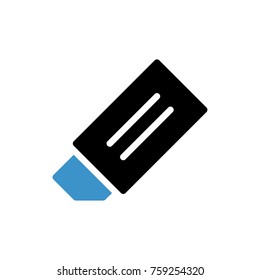 eraser double color 