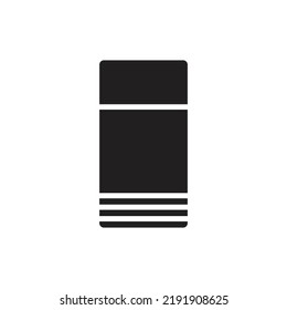 Eraser Filled Icon Vector Illustration
