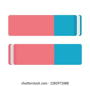 Eraser flat icon
