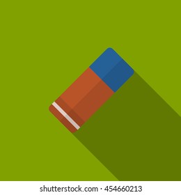 Eraser flat icon illustration isolated vector sign symbol