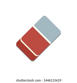 eraser flat icon. Vector Symbol illustration.